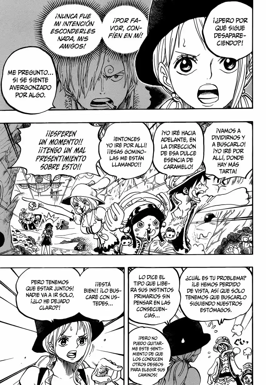 One Piece Capitulo 831: Aventura en un Misterioso Bosque página 8