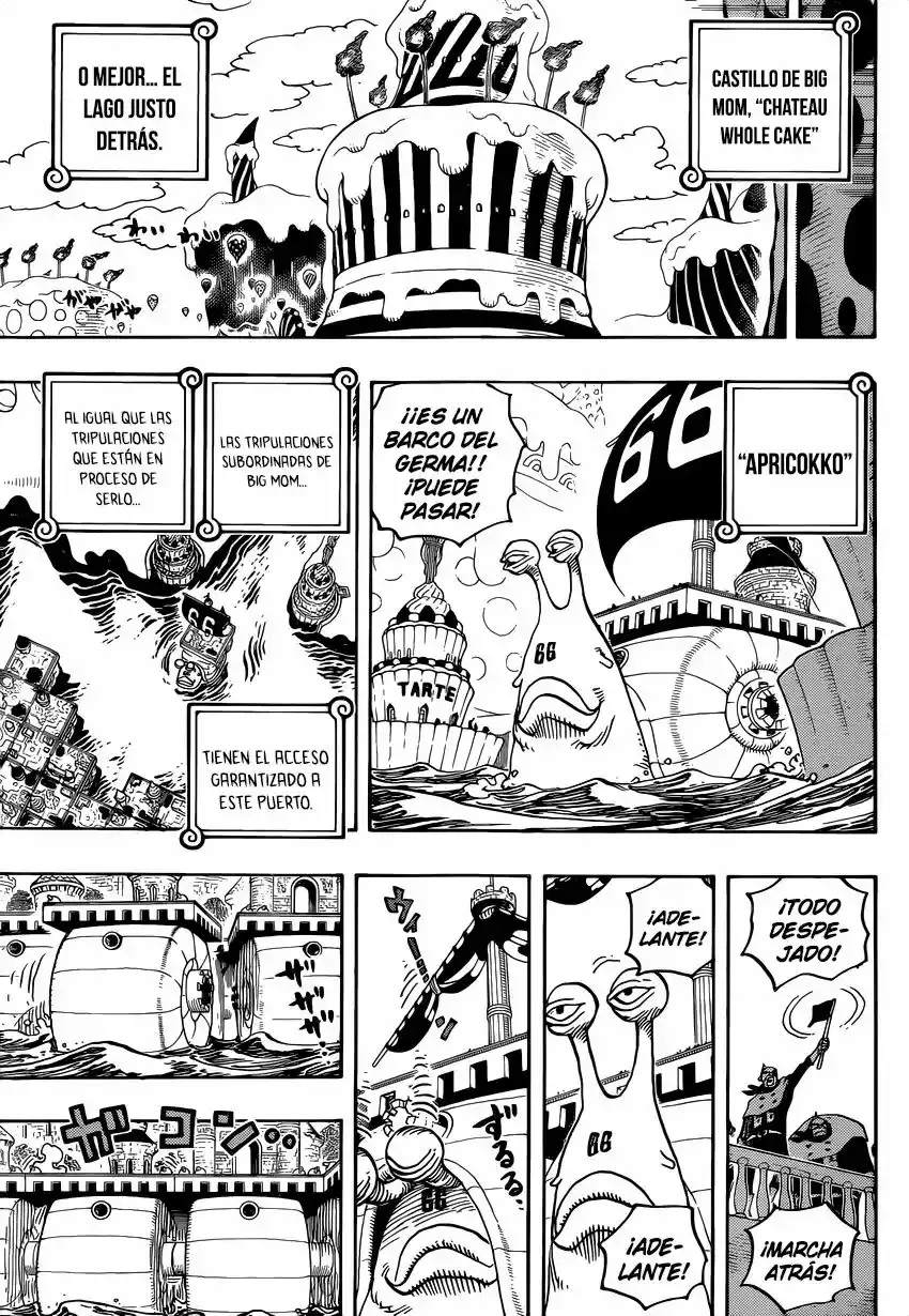 One Piece Capitulo 832: El Reino Germa página 14