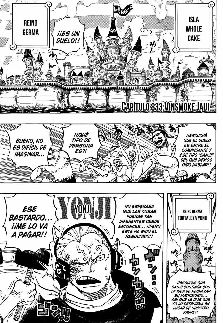 One Piece Capitulo 833: Vinsmoke Judge página 4