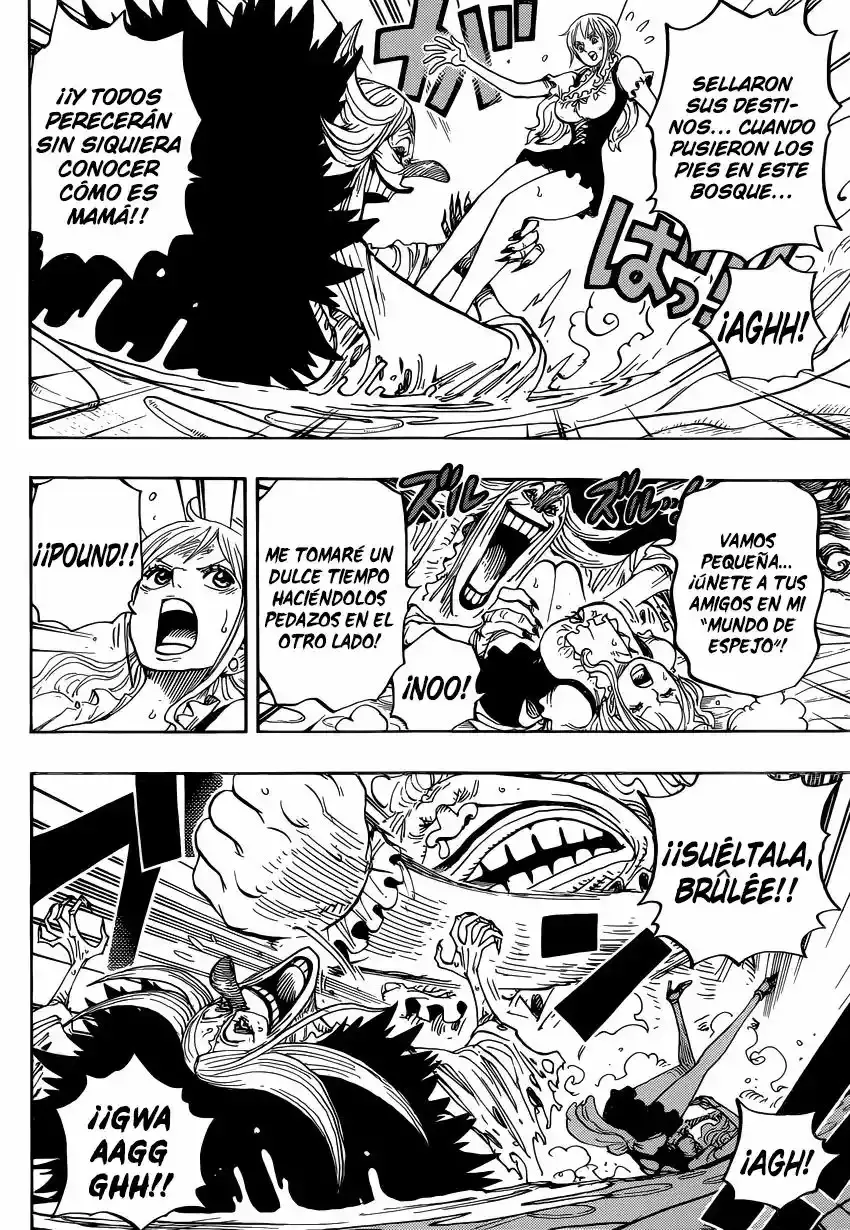One Piece Capitulo 837: Luffy vs Comandante Cracker página 10