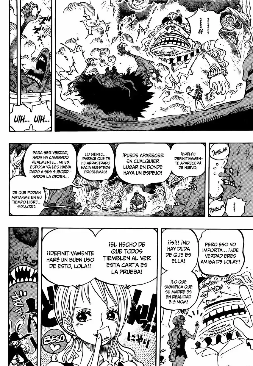 One Piece Capitulo 837: Luffy vs Comandante Cracker página 12