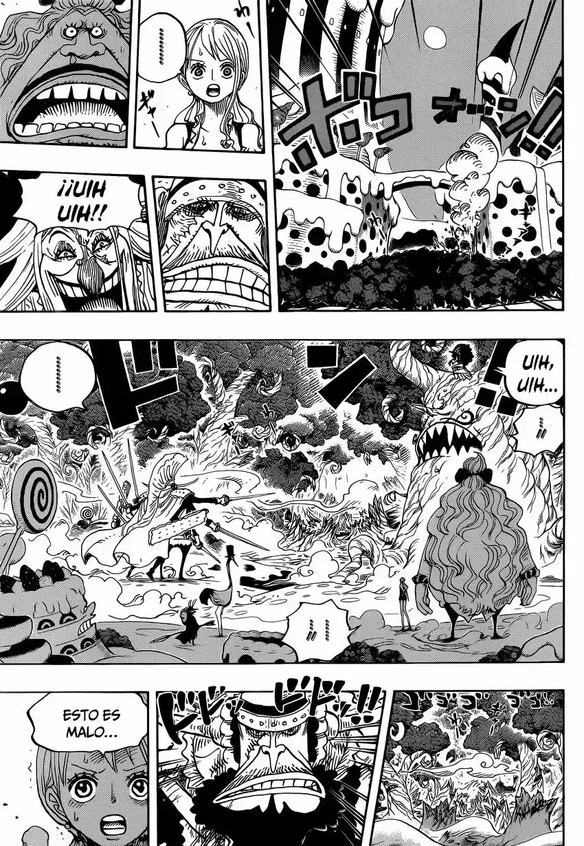 One Piece Capitulo 837: Luffy vs Comandante Cracker página 7