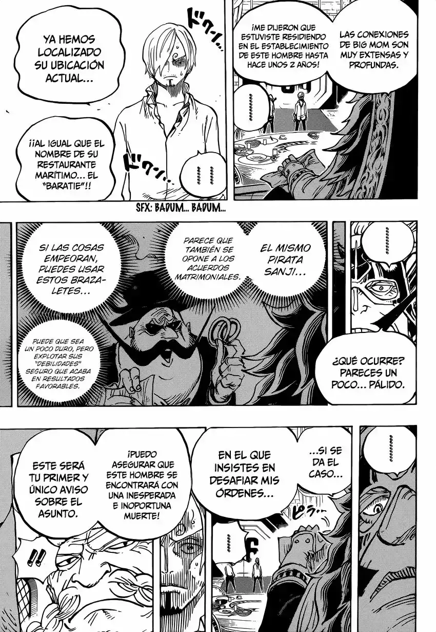 One Piece Capitulo 839: Nunca olvidaré la deuda que tengo contigo página 11