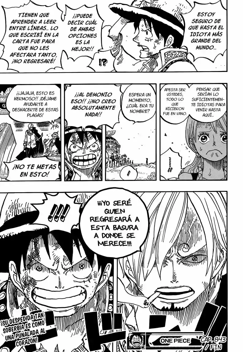 One Piece Capitulo 843: Vinsmoke Sanji página 20