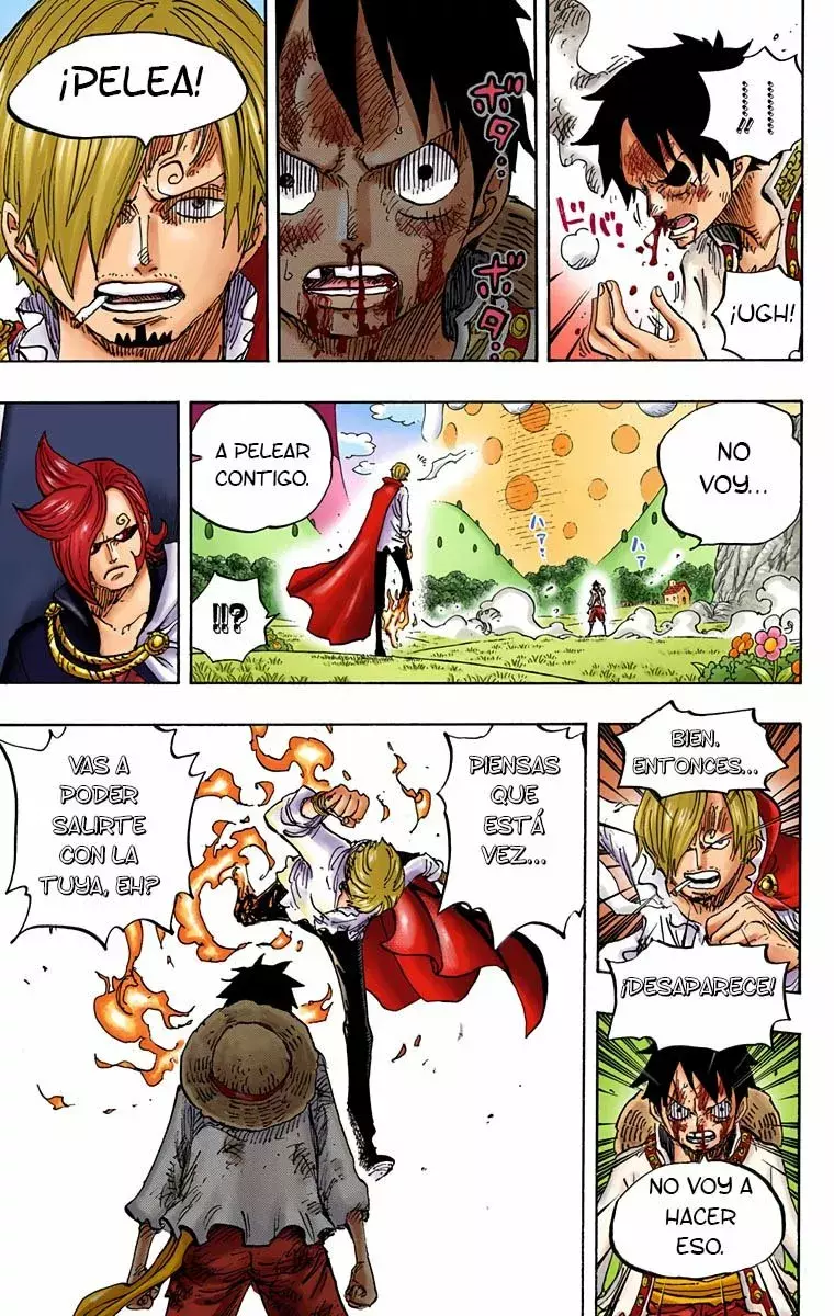 One Piece Capitulo 844.5: Sanji vs Luffy página 7
