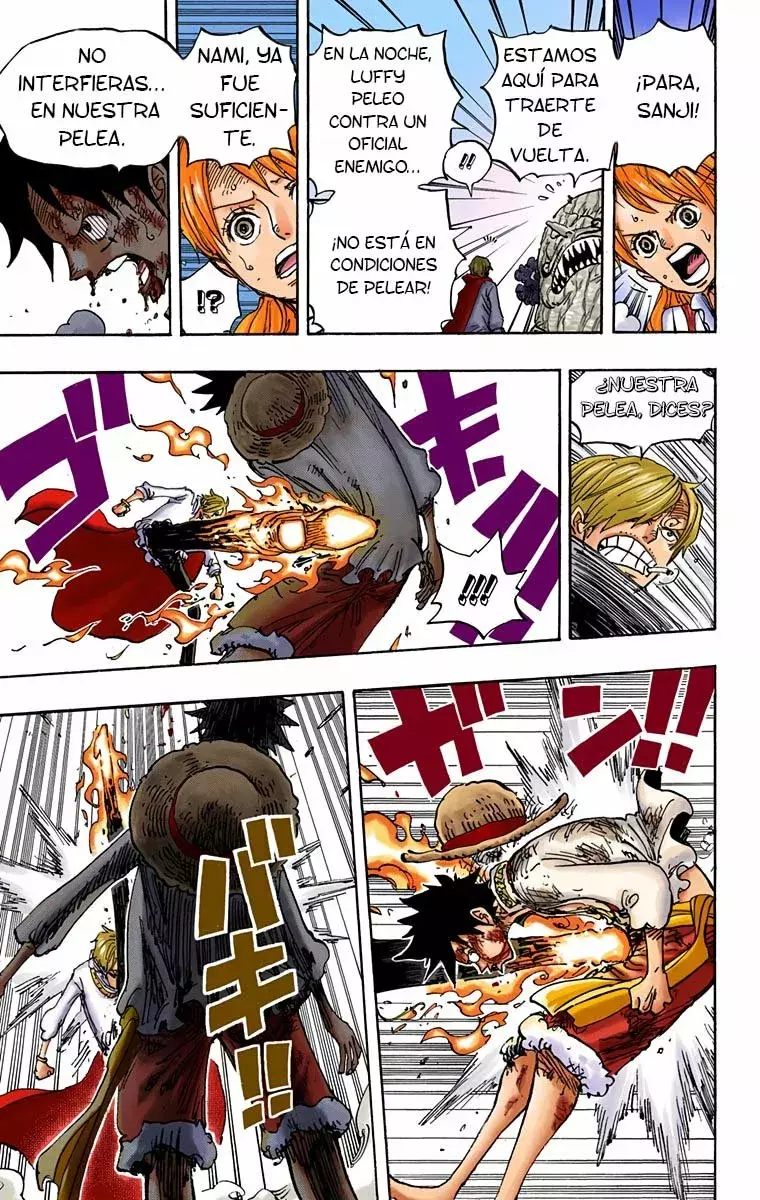 One Piece Capitulo 844.5: Sanji vs Luffy página 9