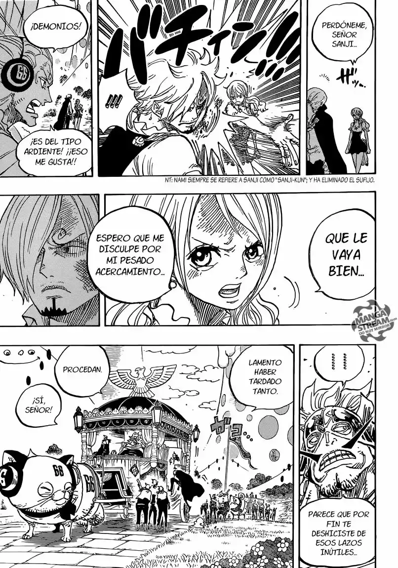 One Piece Capitulo 844: Luffy Vs. Sanji página 13