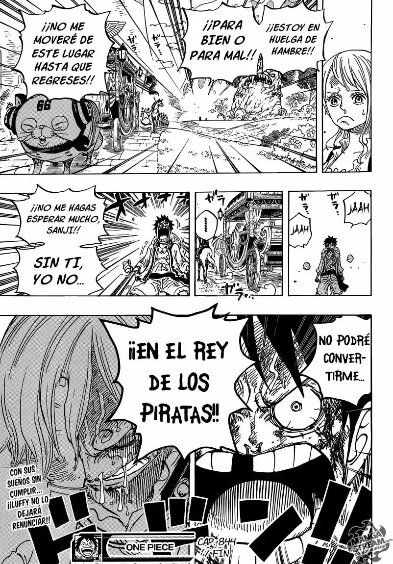 One Piece Capitulo 844: Luffy Vs. Sanji página 17