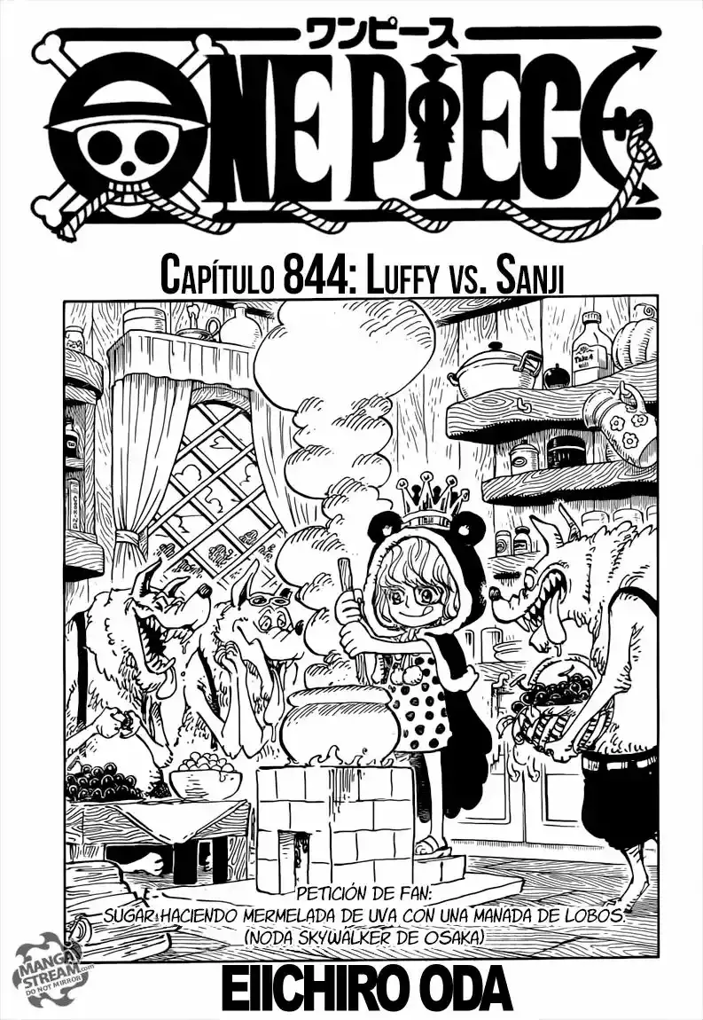 One Piece Capitulo 844: Luffy Vs. Sanji página 2