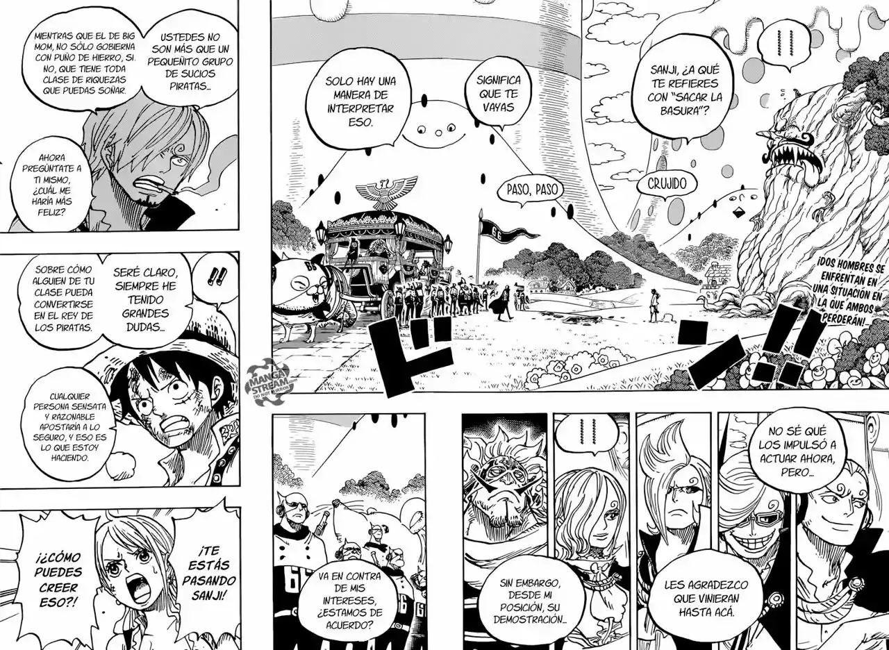 One Piece Capitulo 844: Luffy Vs. Sanji página 3