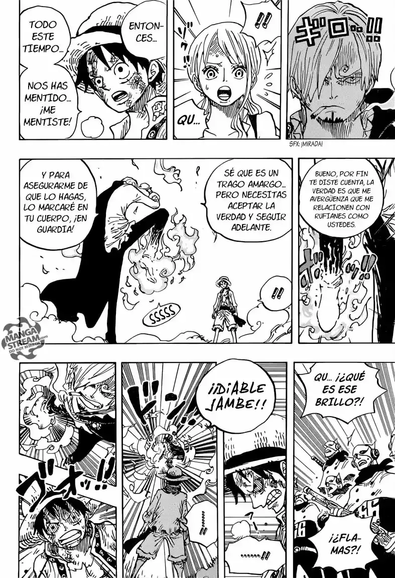 One Piece Capitulo 844: Luffy Vs. Sanji página 4