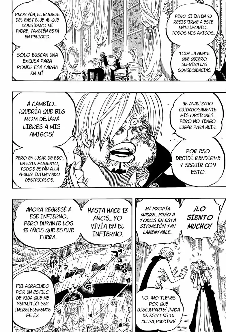 One Piece Capitulo 845: La armada enfurecida página 14