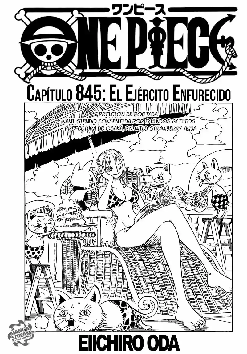 One Piece Capitulo 845: La armada enfurecida página 2