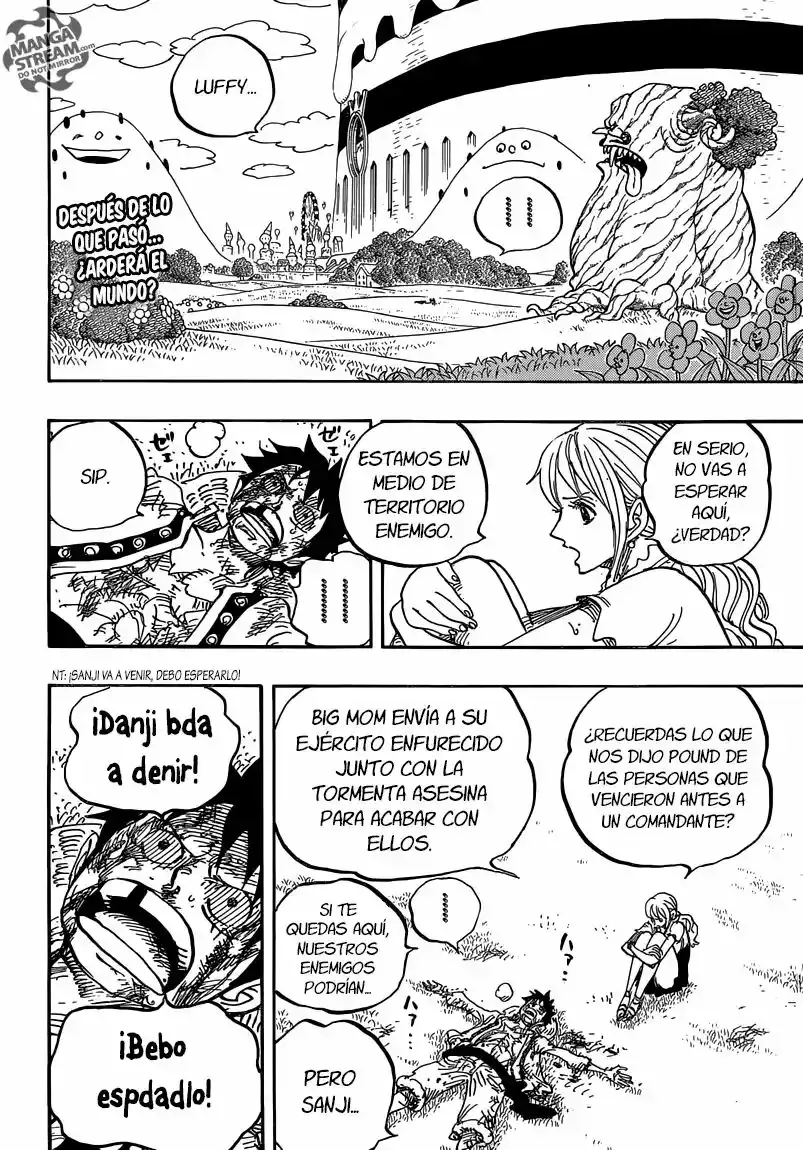 One Piece Capitulo 845: La armada enfurecida página 3