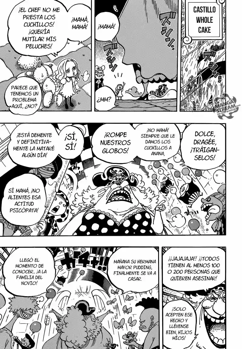 One Piece Capitulo 845: La armada enfurecida página 8