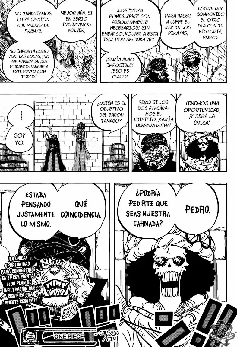One Piece Capitulo 846: La defensa de Tamago página 17