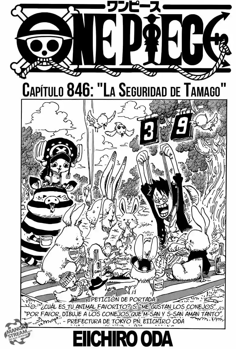 One Piece Capitulo 846: La defensa de Tamago página 2