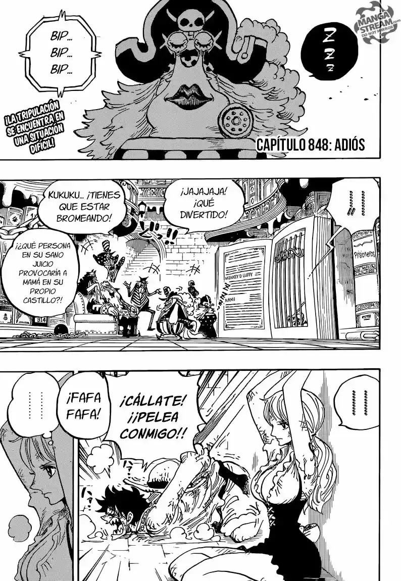 One Piece Capitulo 848: Adiós página 4