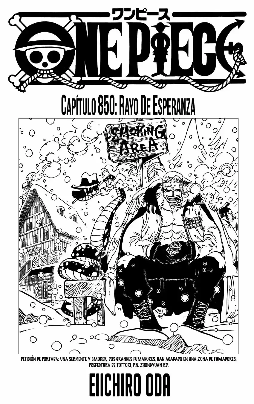 One Piece Capitulo 850: Rayo de esperanza página 4