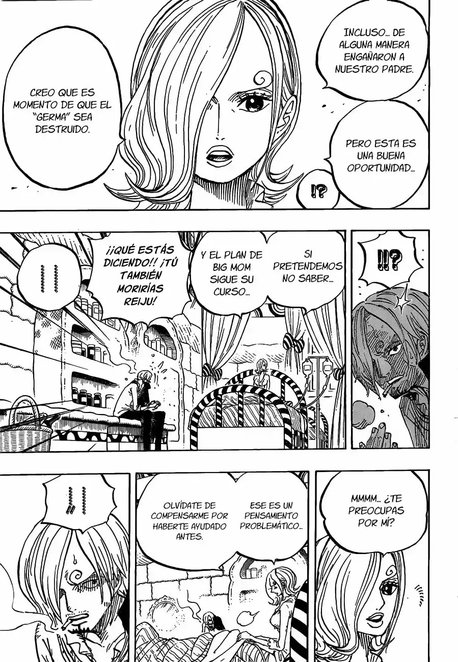 One Piece Capitulo 852: El fracaso del Germa página 10