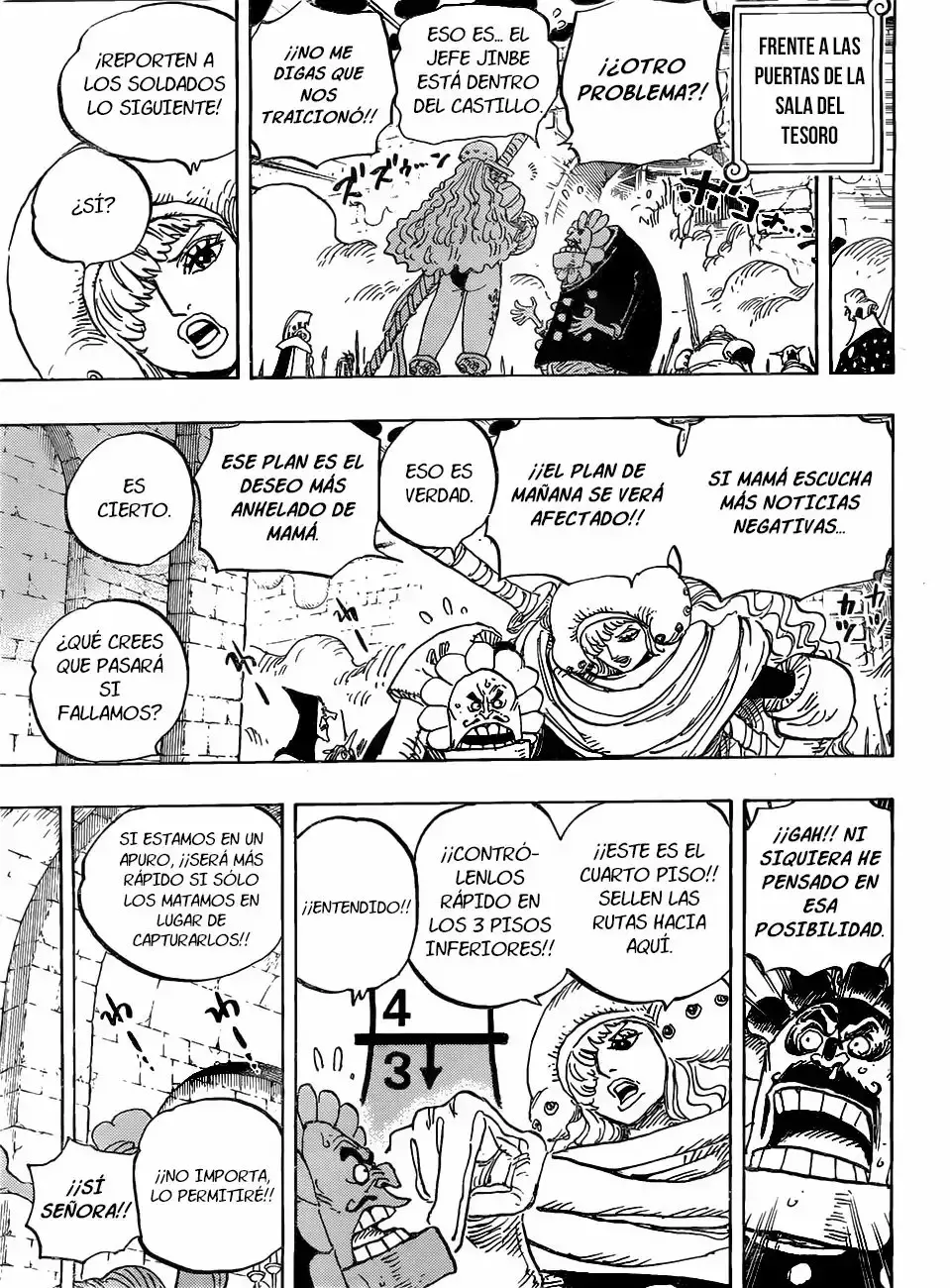 One Piece Capitulo 852: El fracaso del Germa página 16