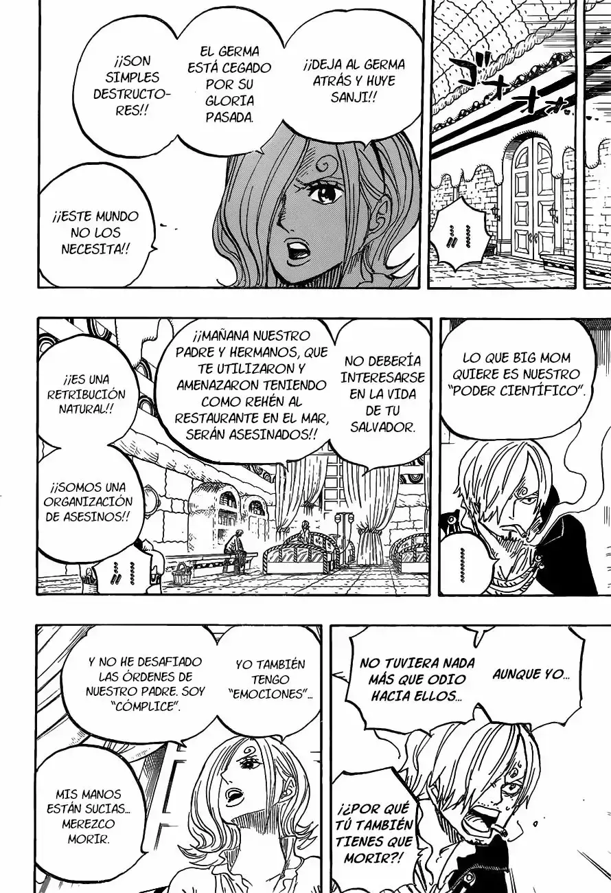 One Piece Capitulo 852: El fracaso del Germa página 17