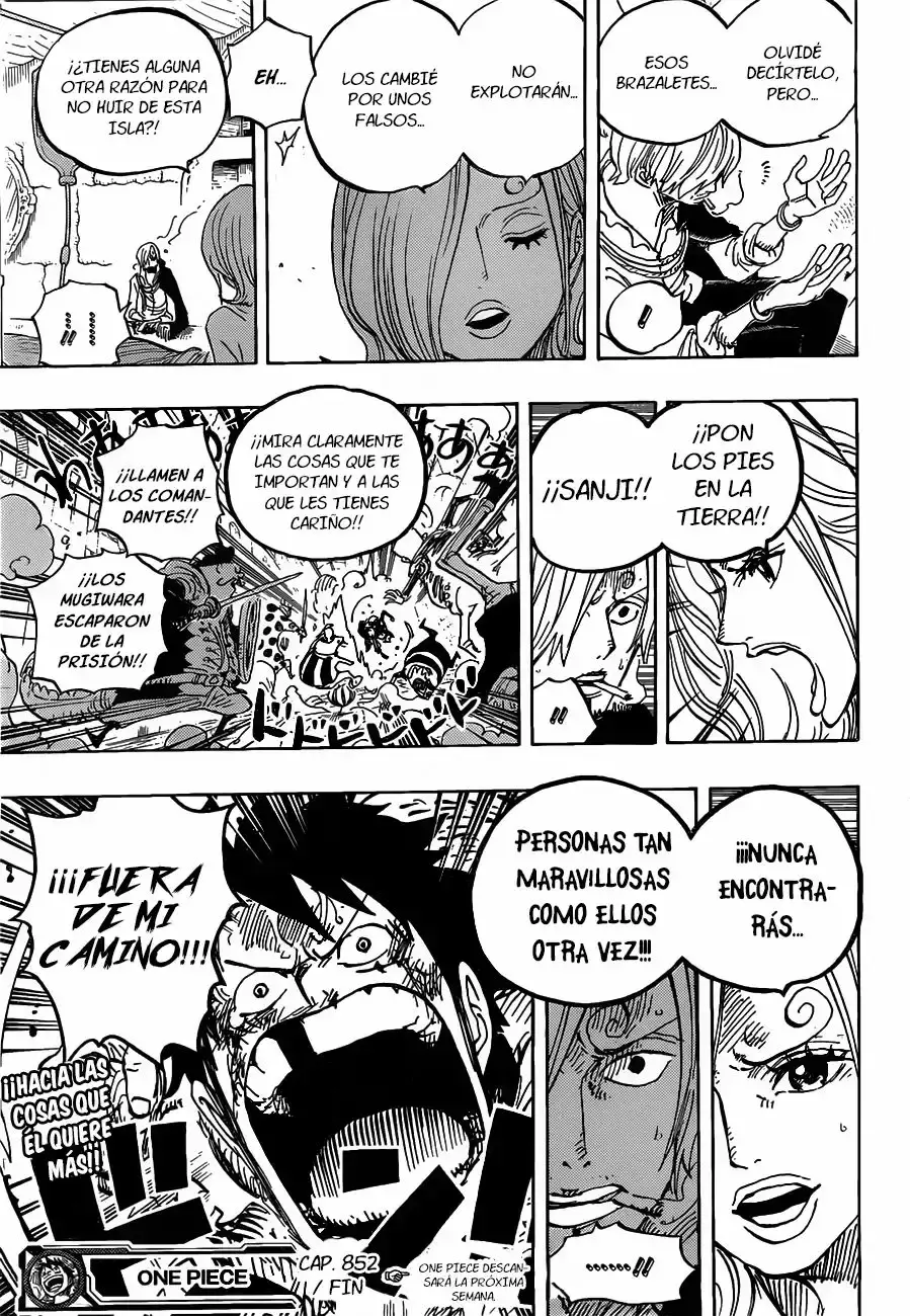 One Piece Capitulo 852: El fracaso del Germa página 18