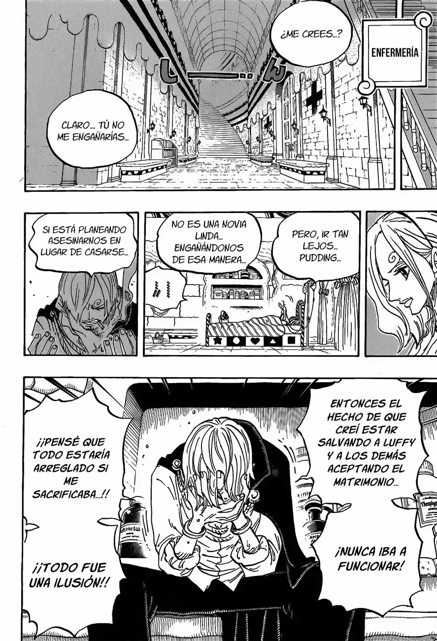 One Piece Capitulo 852: El fracaso del Germa página 9