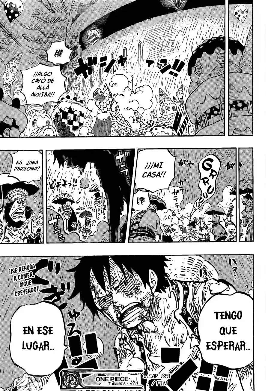 One Piece Capitulo 853: ¡No es aquí! página 16