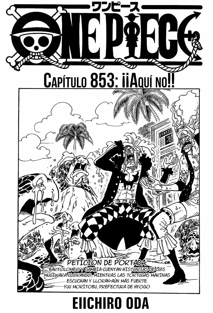 One Piece Capitulo 853: ¡No es aquí! página 2