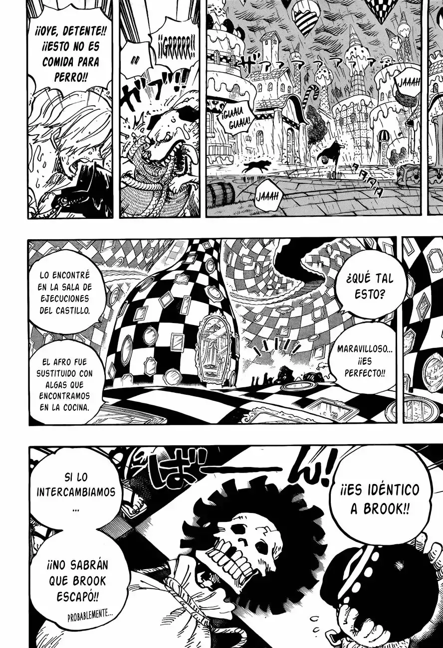 One Piece Capitulo 855: ¡GROOOWWWL! página 8