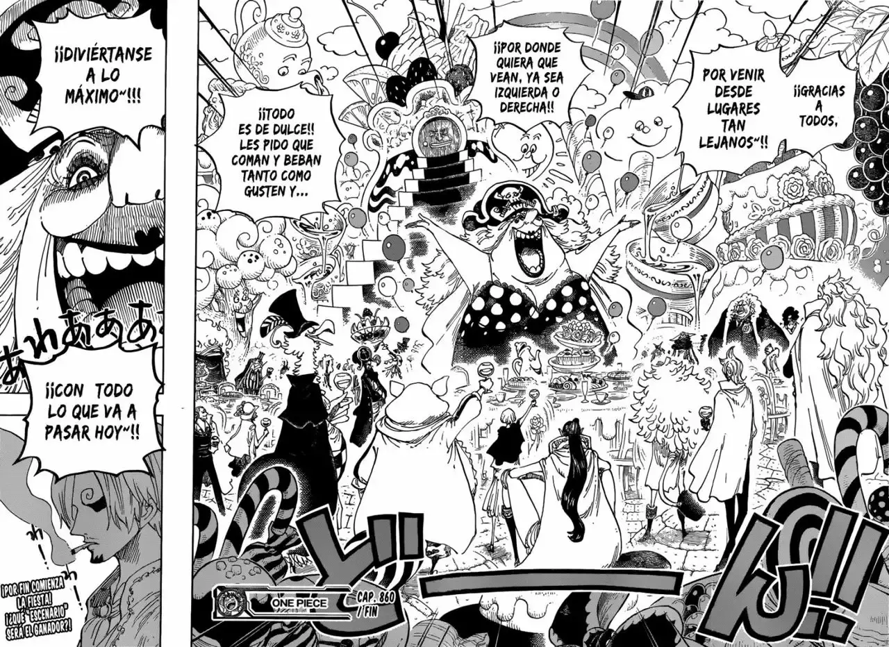 One Piece Capitulo 860: La fiesta comienza a las 10:00 página 13