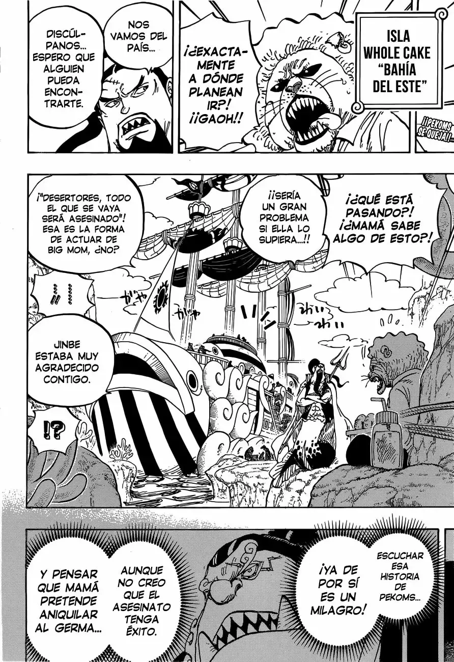 One Piece Capitulo 860: La fiesta comienza a las 10:00 página 3