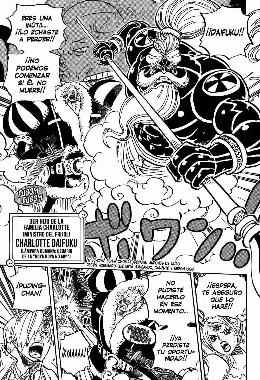 One Piece Capitulo 864: El plan de asesinato de la familia Vinsmoke página 8