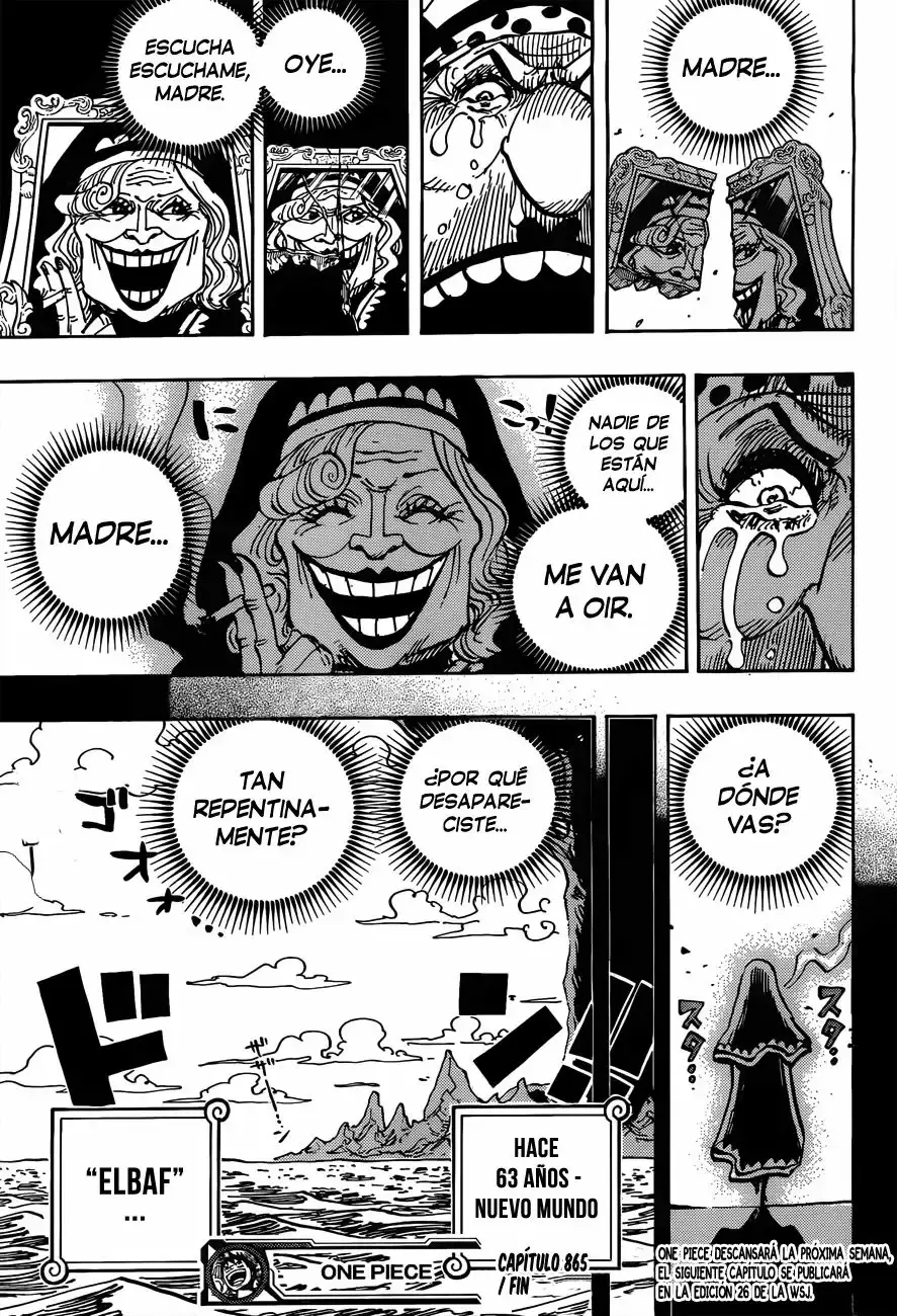 One Piece Capitulo 865: Hey, madre página 17