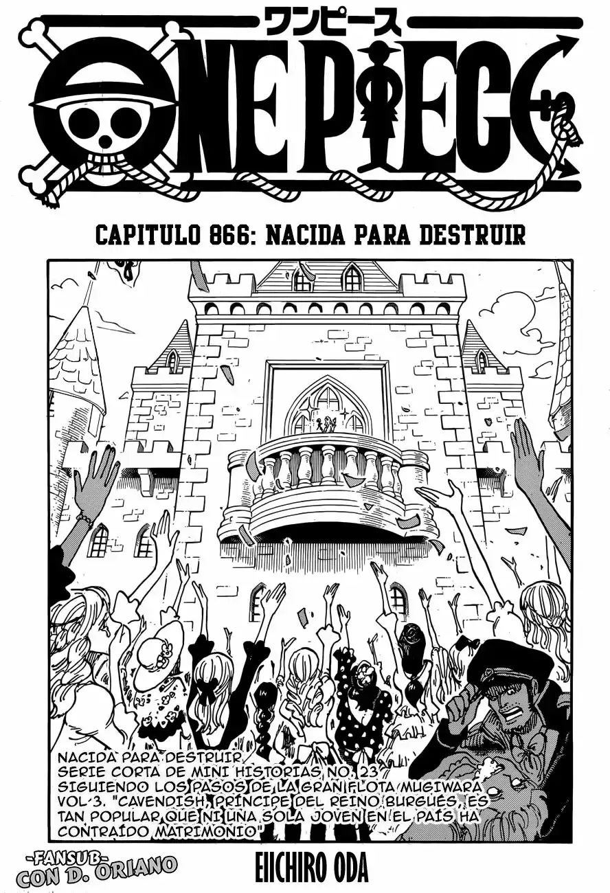 One Piece Capitulo 866: Destructora nata página 2