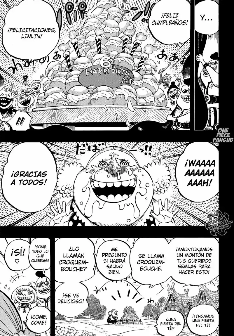 One Piece Capitulo 867: Feliz Cumpleaños página 12