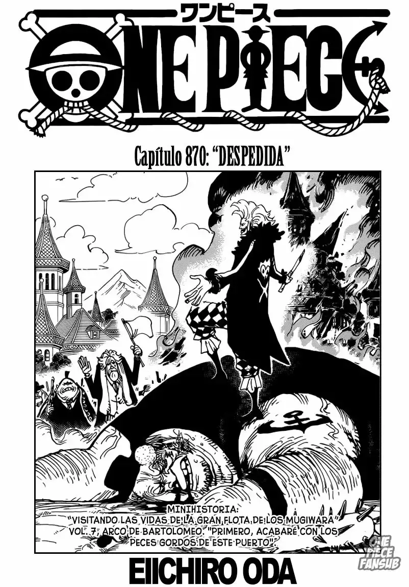 One Piece Capitulo 870: Despedida página 2