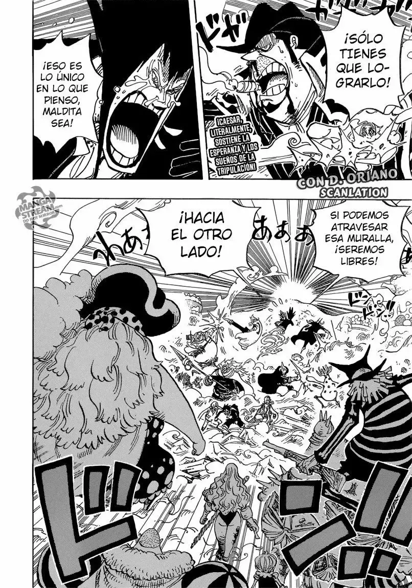 One Piece Capitulo 871: ¡Vamos, Caesar! página 3