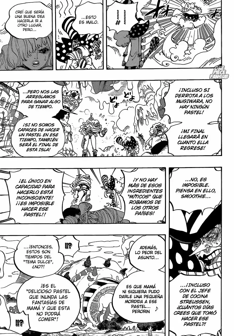 One Piece Capitulo 873: Atrapados como Caramelos en una Jaula página 11