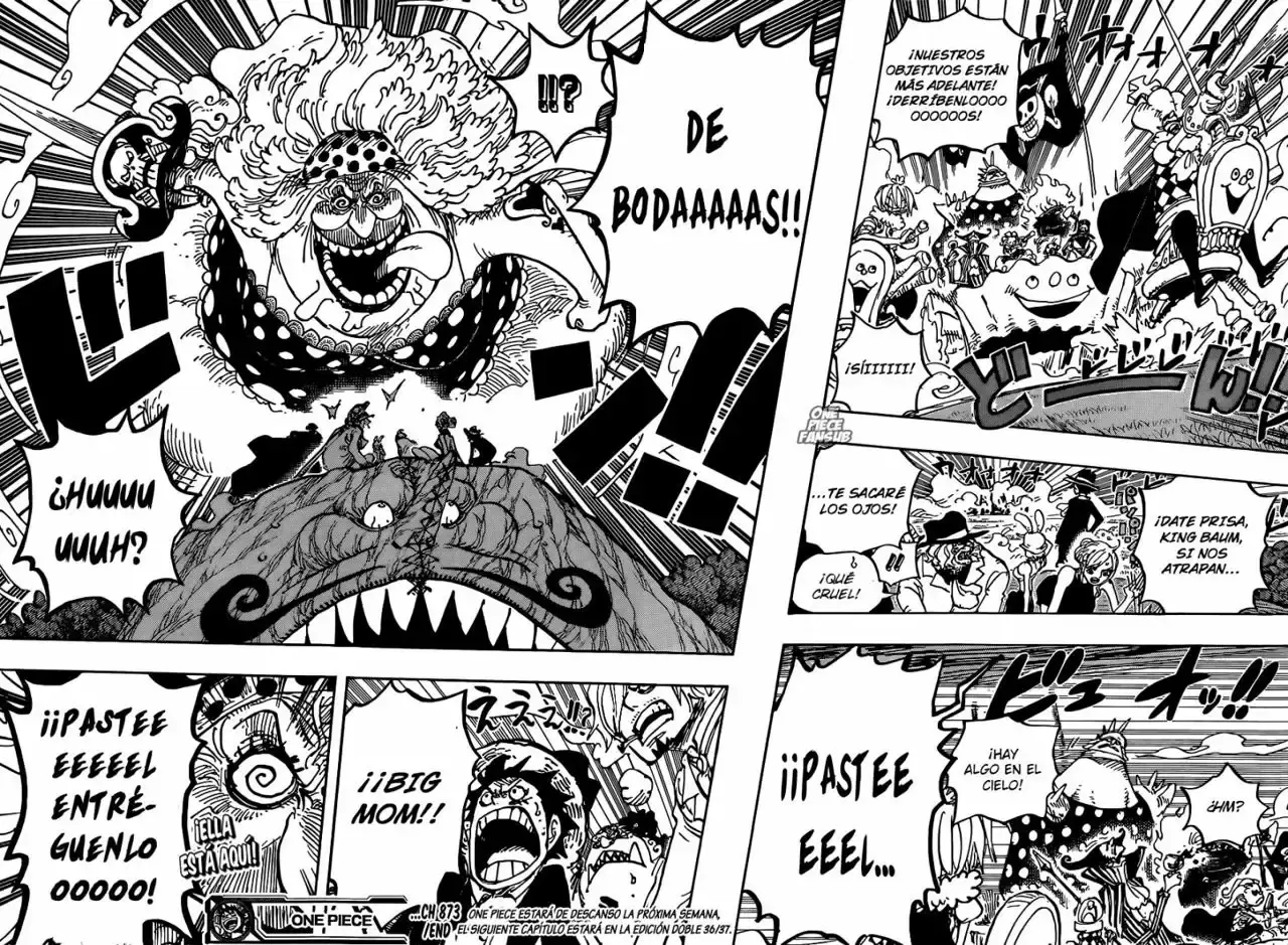 One Piece Capitulo 873: Atrapados como Caramelos en una Jaula página 16