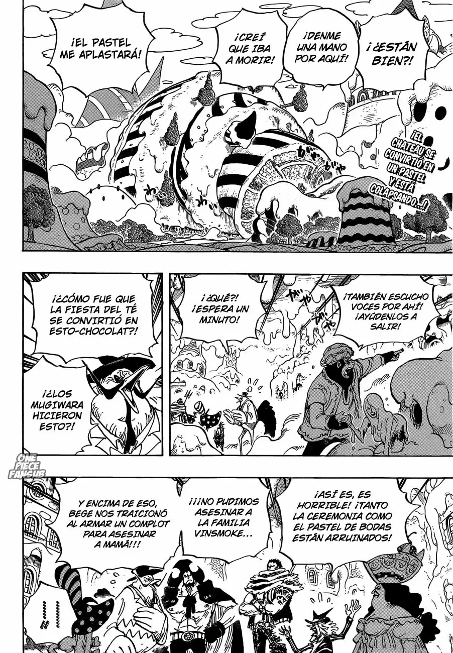 One Piece Capitulo 873: Atrapados como Caramelos en una Jaula página 3