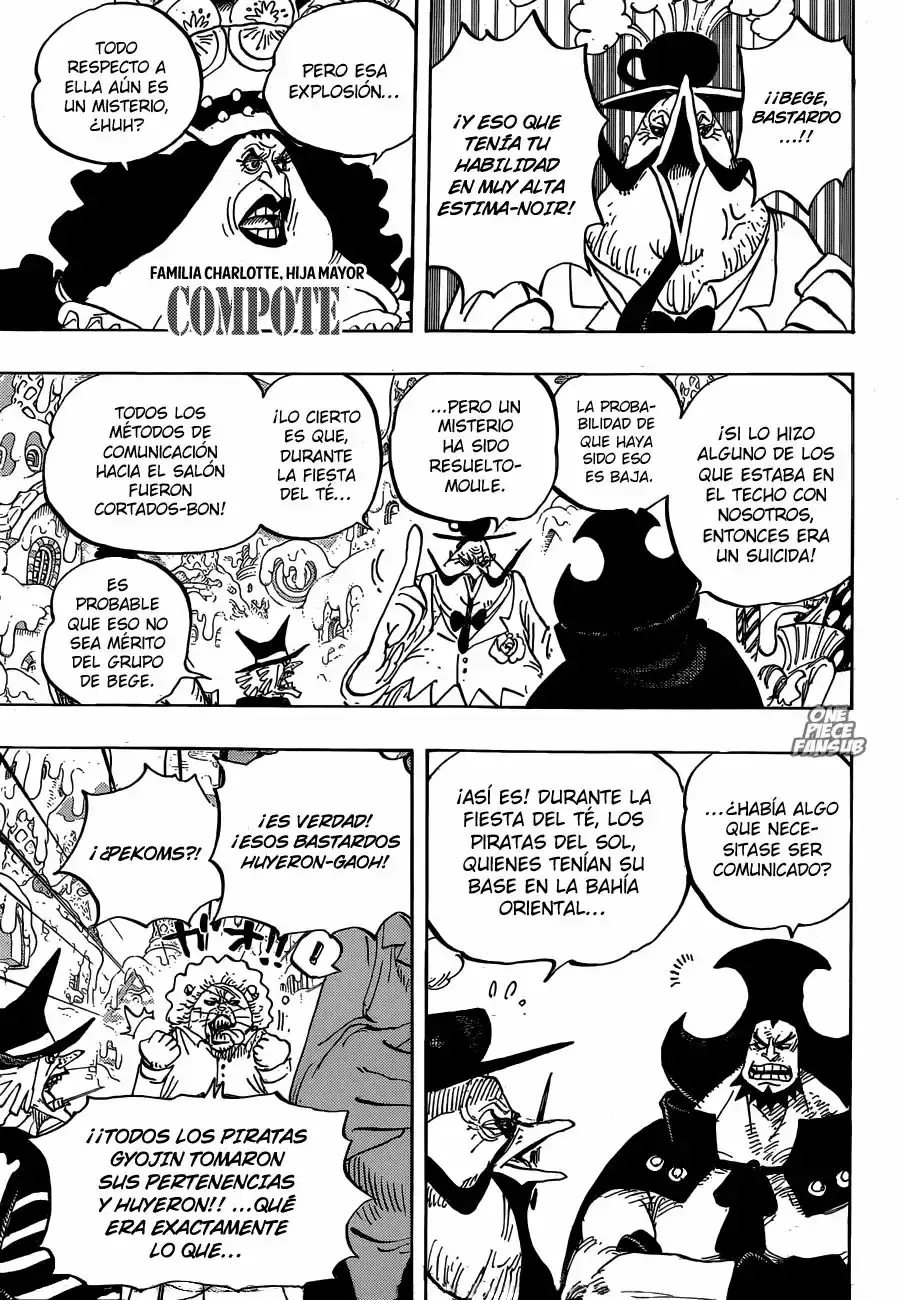 One Piece Capitulo 873: Atrapados como Caramelos en una Jaula página 4