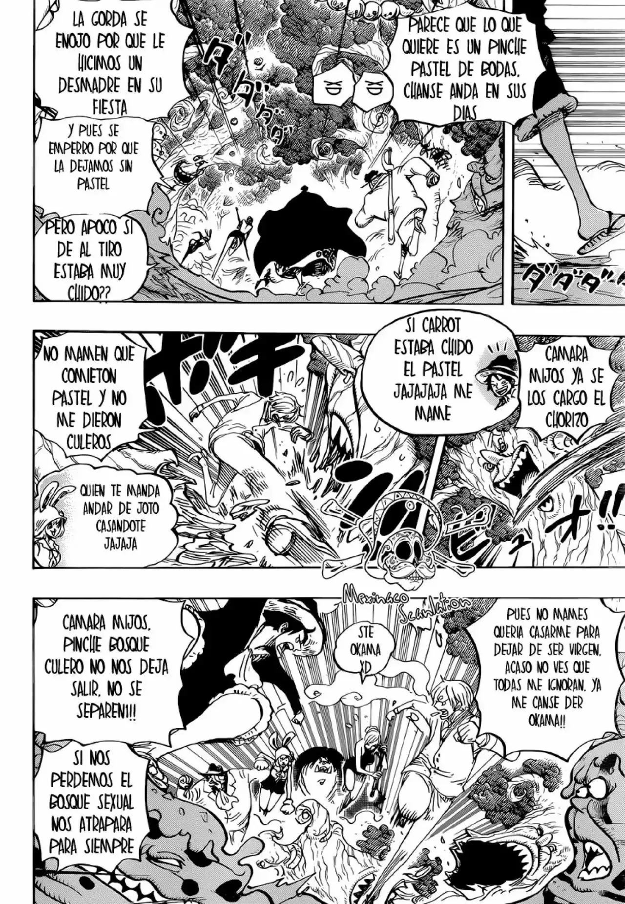 One Piece Capitulo 875: El honor de una Mujer página 4