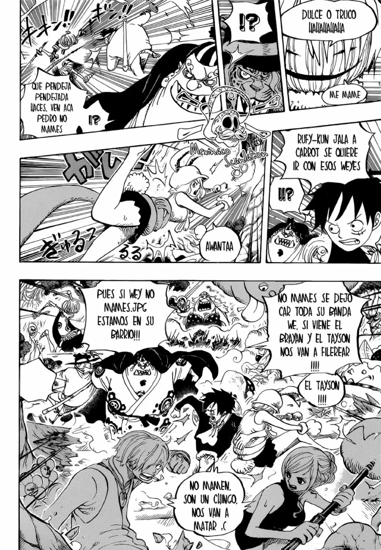 One Piece Capitulo 875: El honor de una Mujer página 9