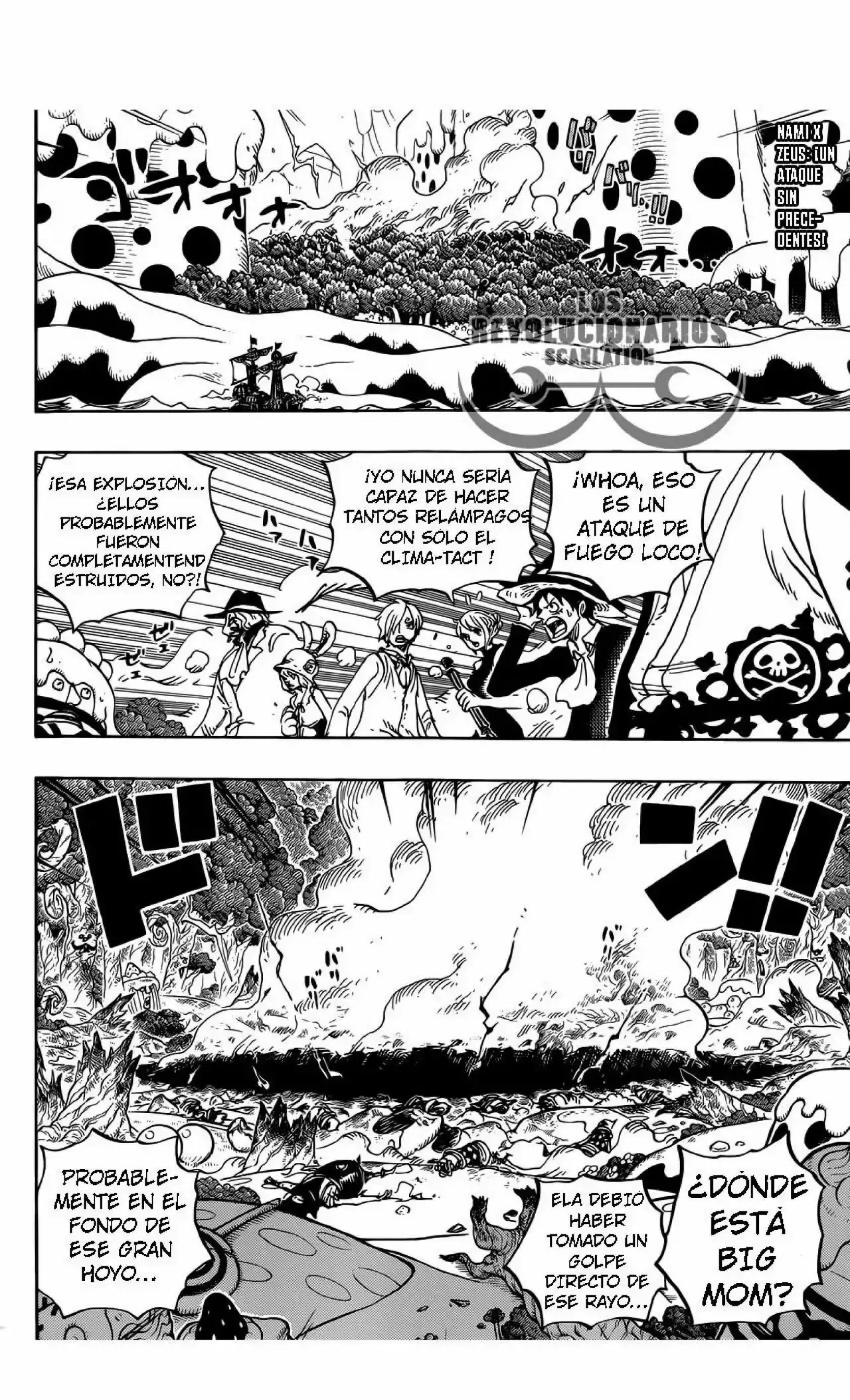 One Piece Capitulo 876: ¡Pudding aparece coincidentemente! página 3
