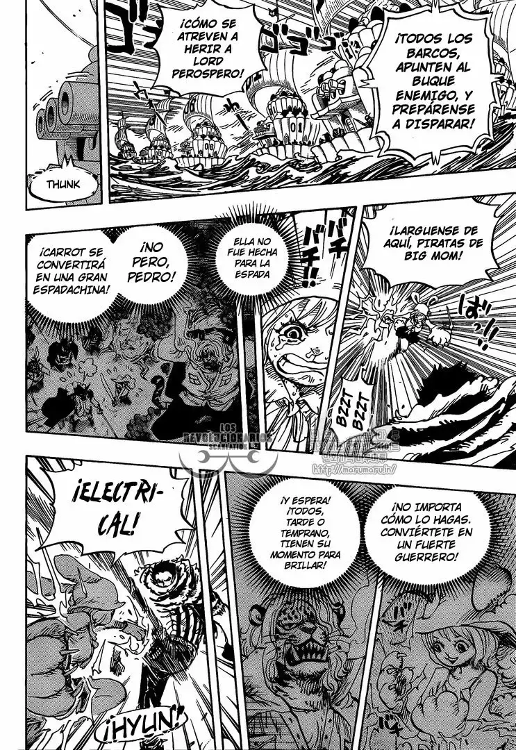 One Piece Capitulo 878: La Tribu Mink: El Guardian En Jefe Pedro página 9