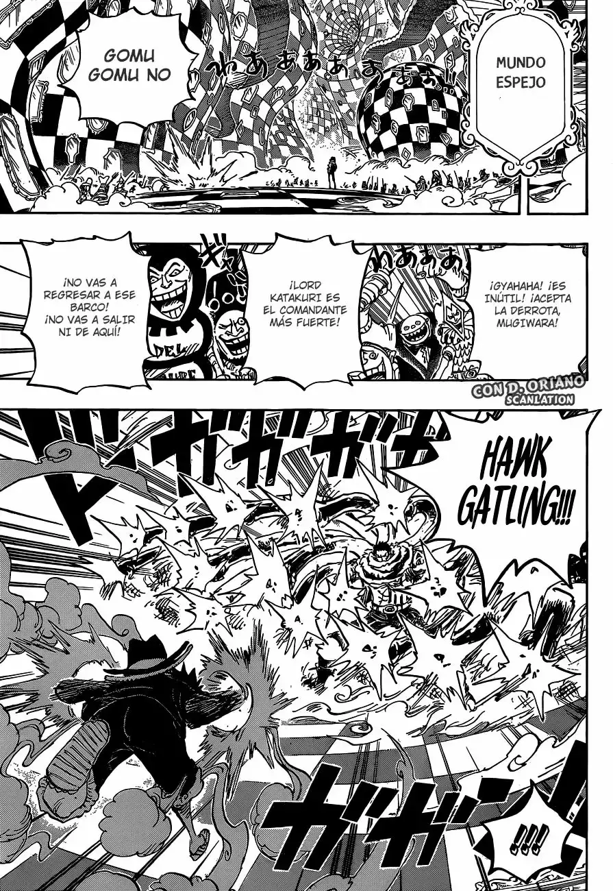 One Piece Capitulo 879: UNO DE LOS TRES COMANDANTES DE DULCES DE BIG MOM: KATAKURI página 13