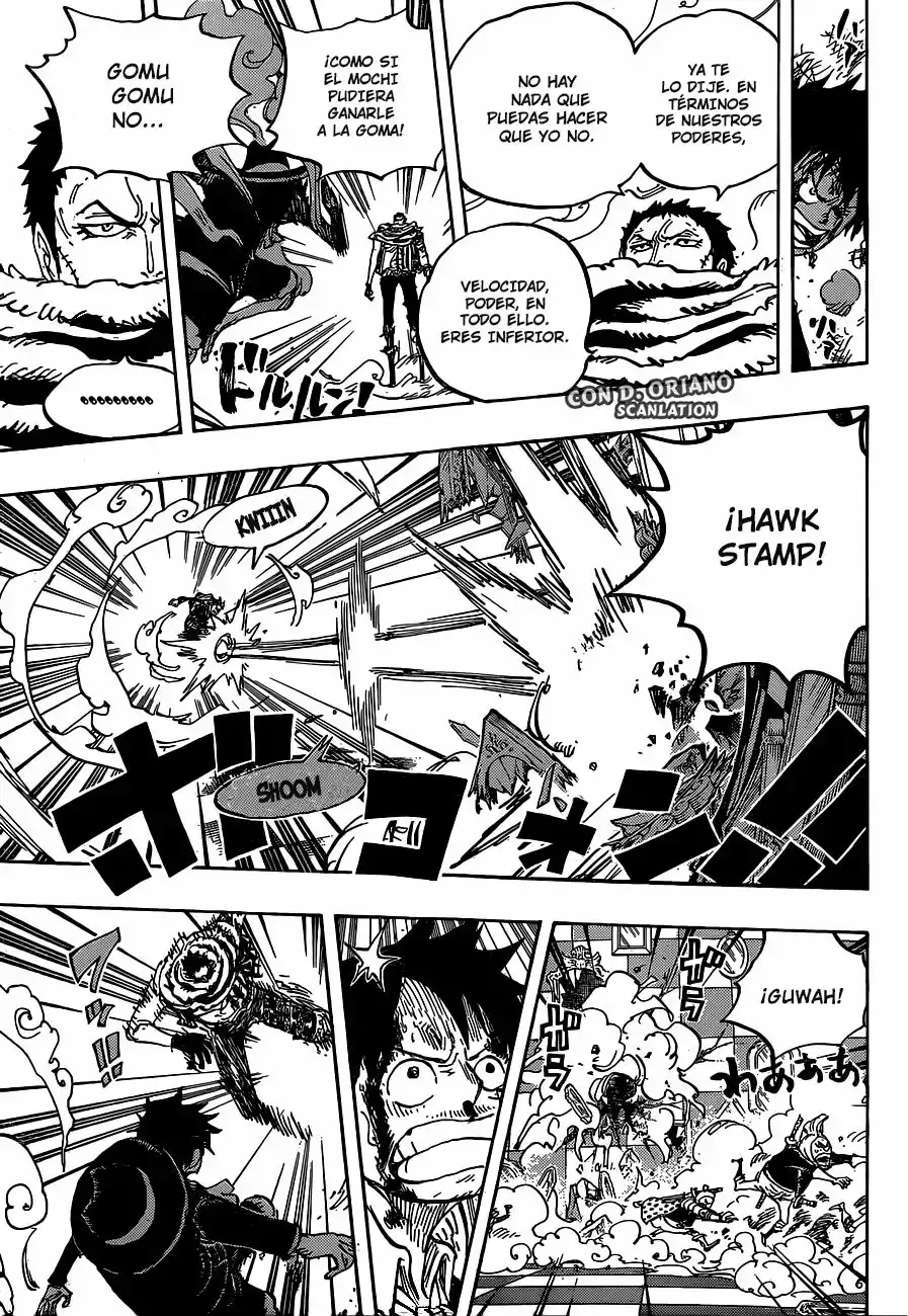 One Piece Capitulo 879: UNO DE LOS TRES COMANDANTES DE DULCES DE BIG MOM: KATAKURI página 15