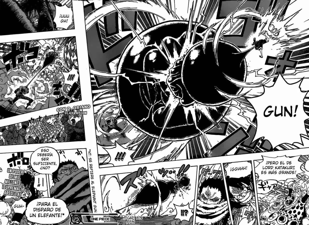 One Piece Capitulo 879: UNO DE LOS TRES COMANDANTES DE DULCES DE BIG MOM: KATAKURI página 18